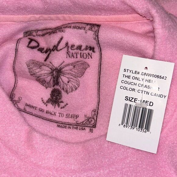 NEW DayDream Nation The Only Hell Couch Crasher Medium Cotton Candy Pink C97 - Picture 9 of 10
